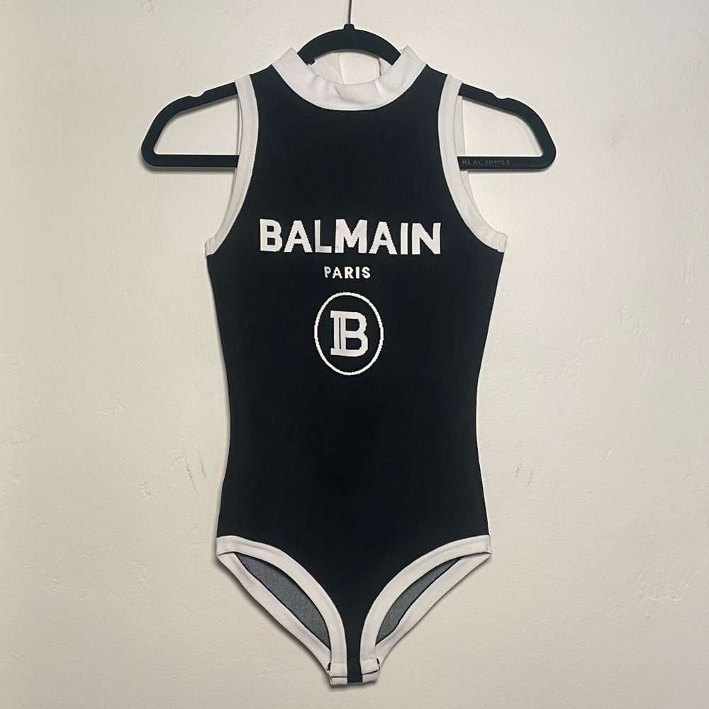 Balmain Logo Bodysuit size 36